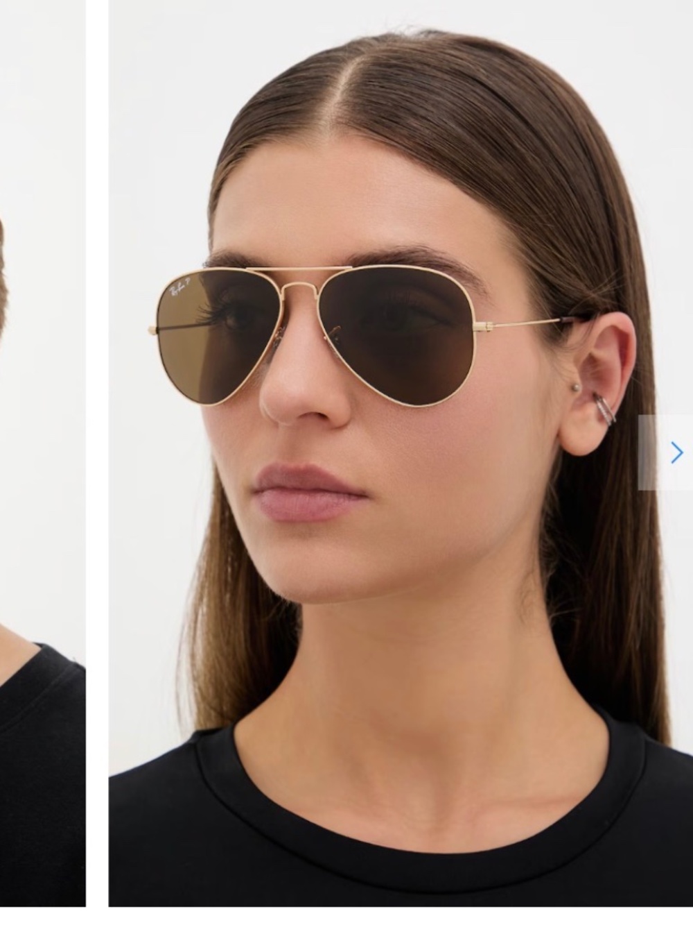 Ray-Ban aviator gold frame